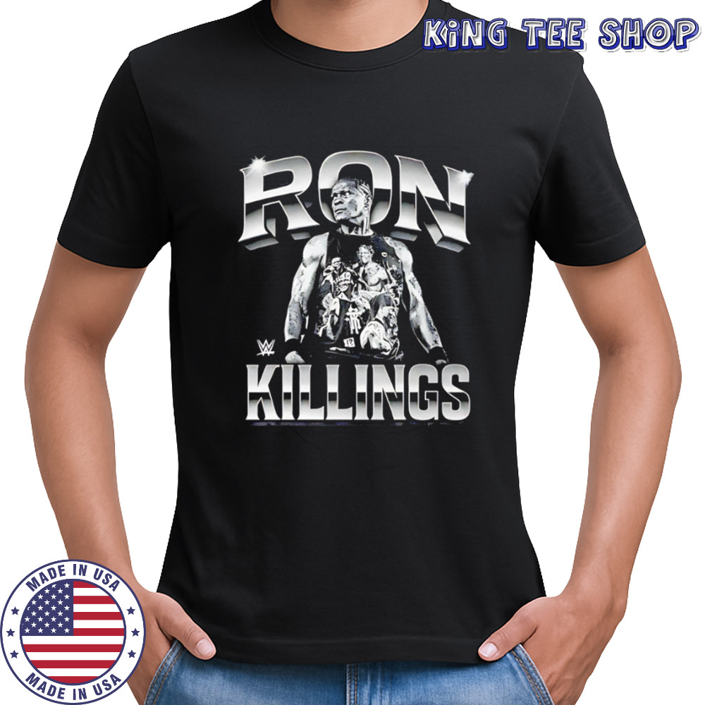 WWE Ron Killings Bitmap graphic shirt