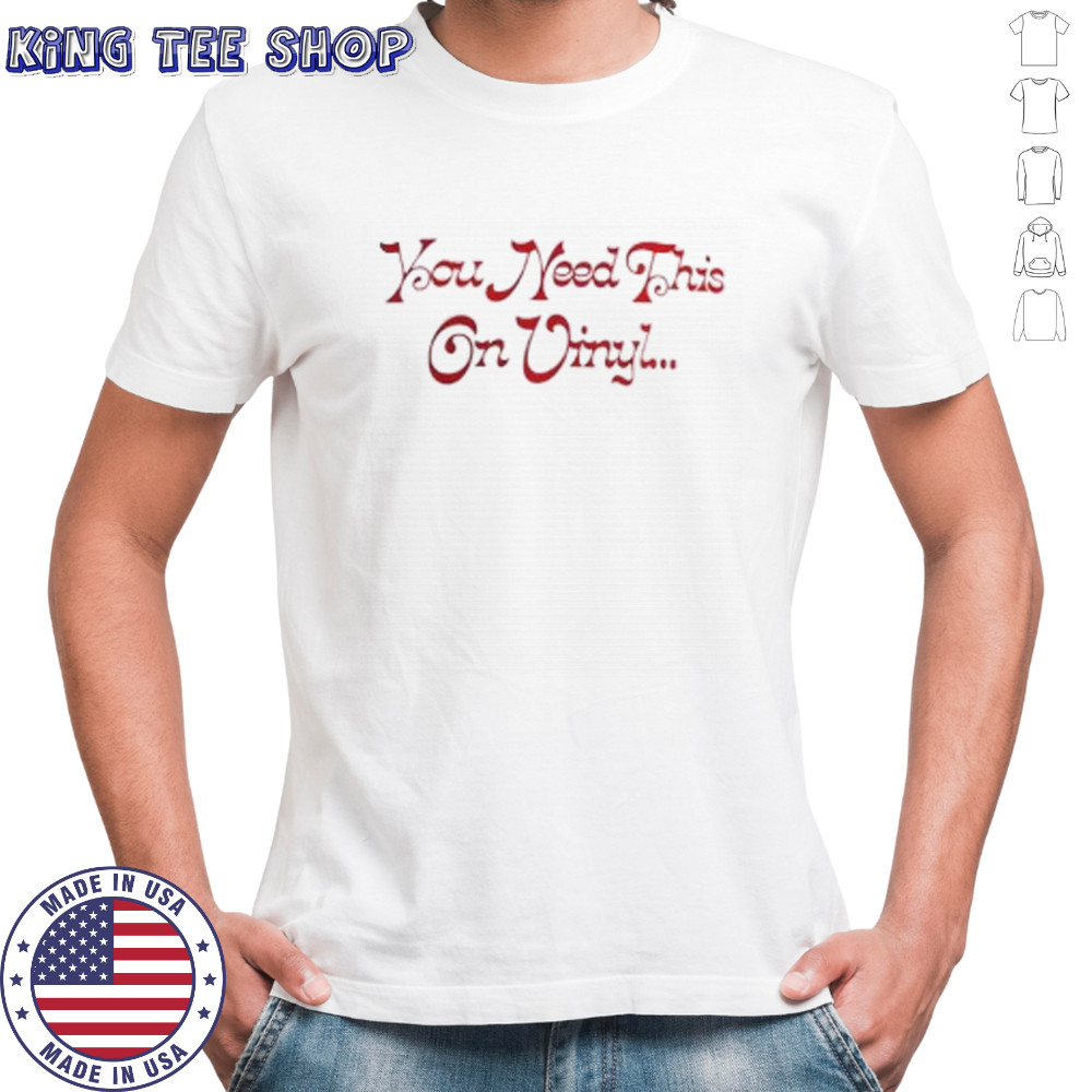 You need this on vinyl shirt