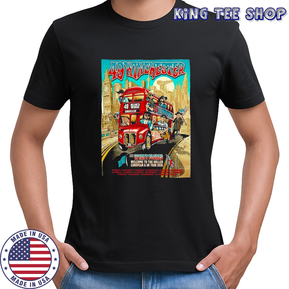 49 Winchester And Wyatt Flores Welcome To The Holler European And UK Tour 2025 T-shirt