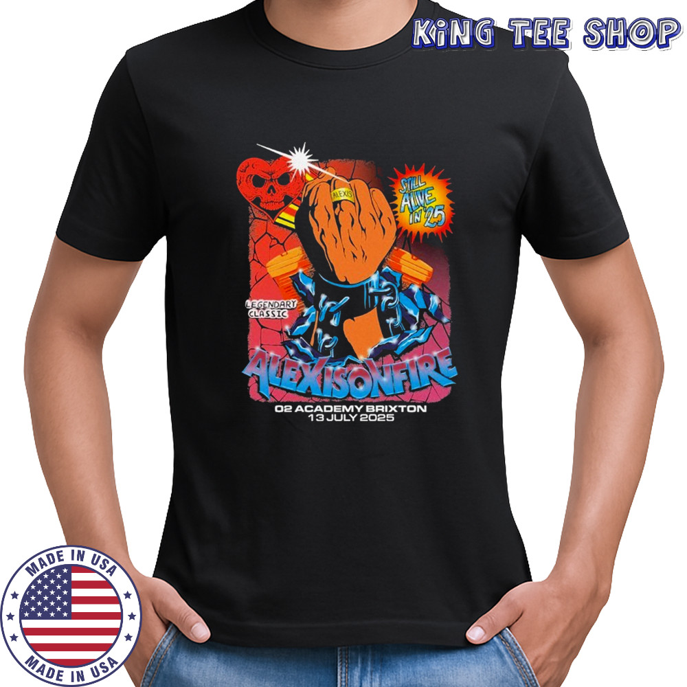 Alexisonfire Legendary Classic 02 Academy Brixton 2025 First T-shirt