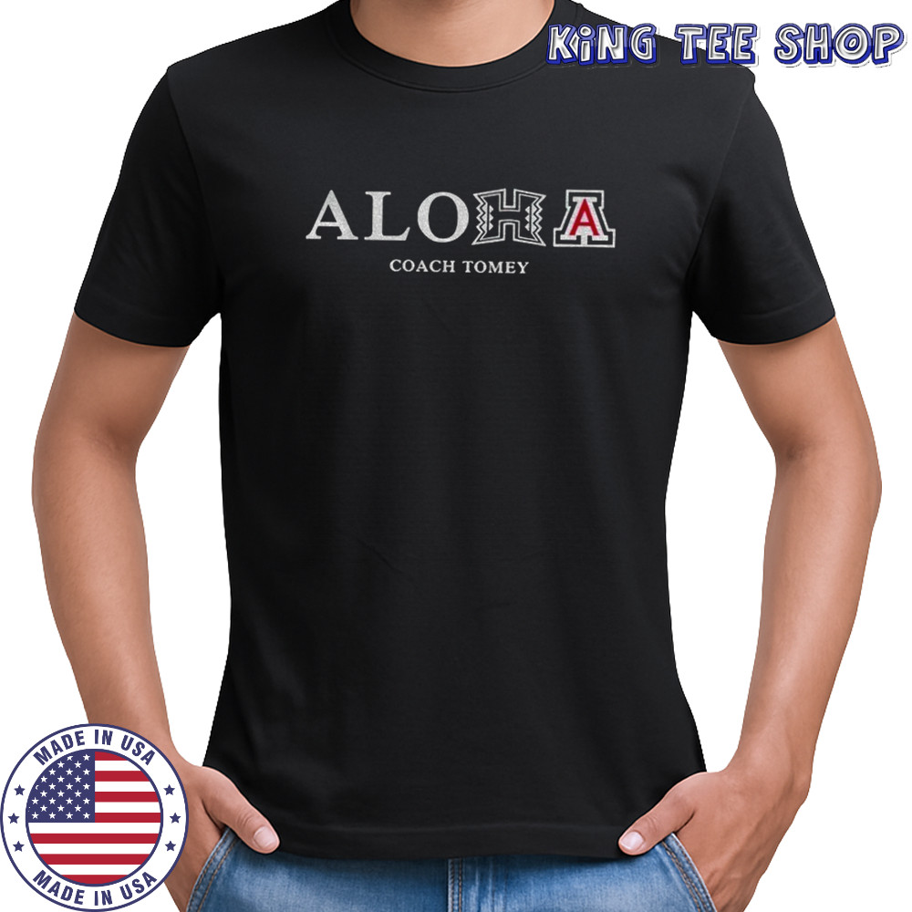 Aloha coach Tomey Hawaii Honor Arizona Wildcats shirt