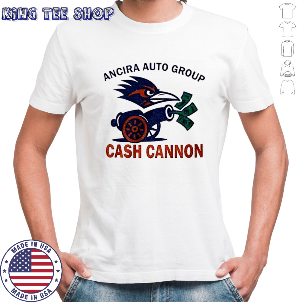 Ancira Auto Group Cash Cannon UTSA Roadrunners shirt
