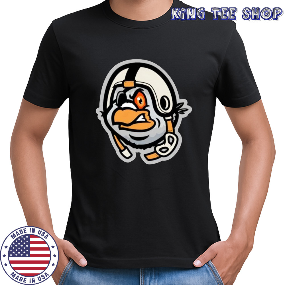 Angry Bird Helmet And Patch Eye shirt