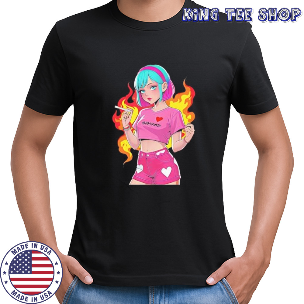 Anime Vape Girl classic shirt