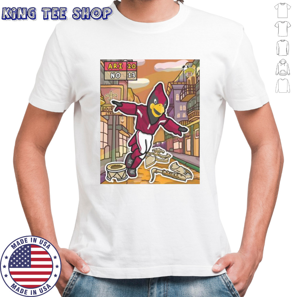 Awesome The Arizona Cardinals Go Marching In For The W Defeat New Orleans Saints T-Shirt