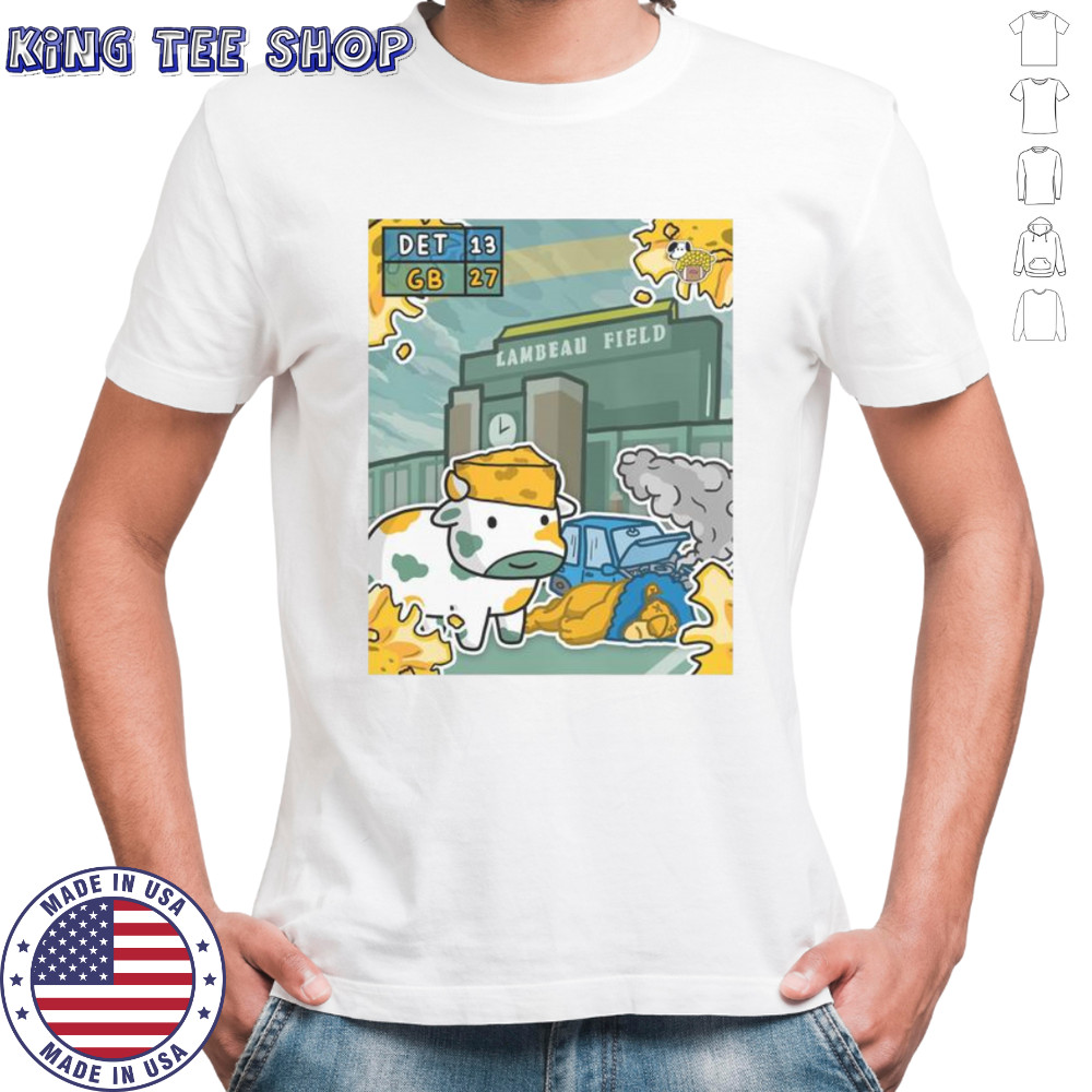 Awesome The Green Bay Packers Take Out The Motor City Kitties Detroit Lions T-Shirt