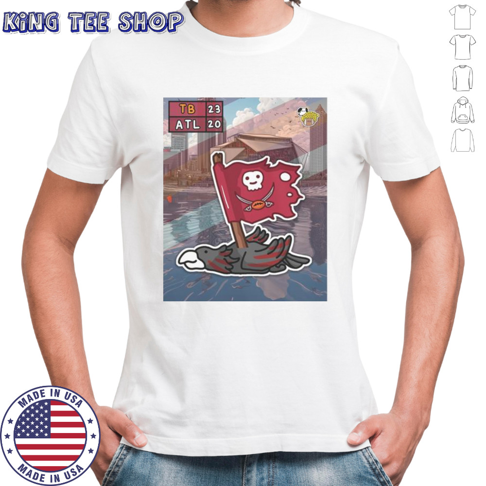 Awesome The Kick Is Up No Koooood Tampa Bay Buccaneers Defeat Atlanta Falcons T-Shirt