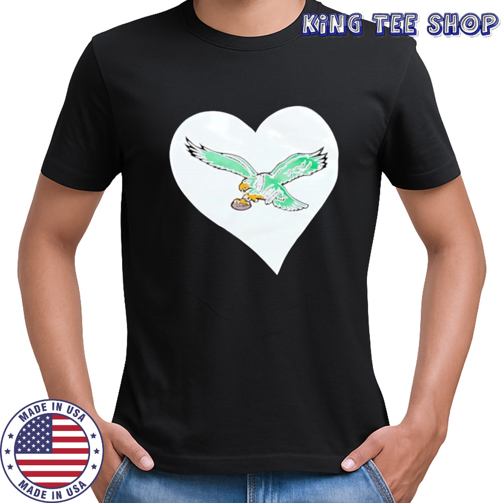 Baby Girls Eagles Heart shirt