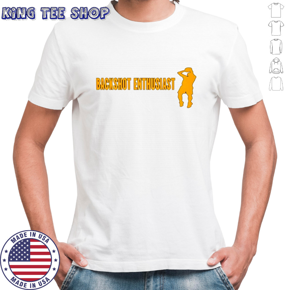 Backshot enthusiast basketball silhouette shirt