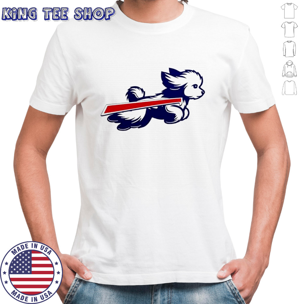 Bichon Frisé Buffalo Bills football retro style shirt
