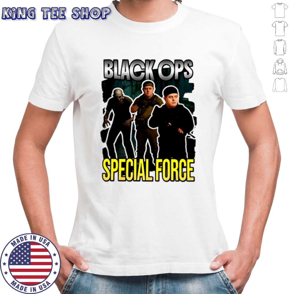 Black Ops special force Down syndrome parody shirt