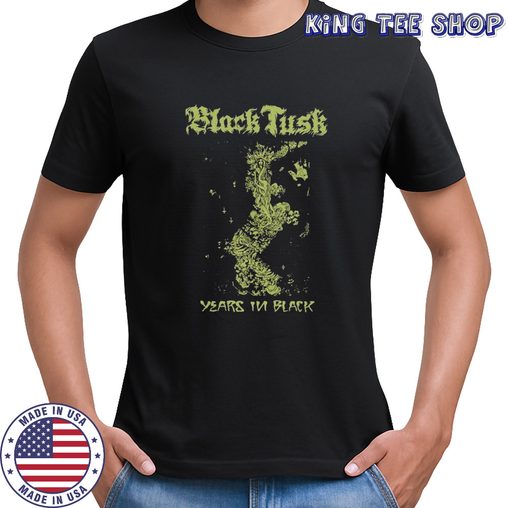 Black Tusk Years In Black T-shirt