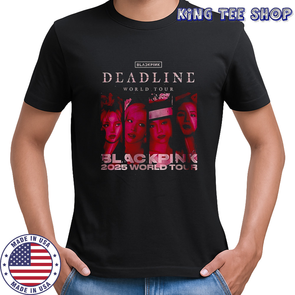 Blackpink DeadLine World Tour 2025 shirt