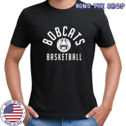 Bobcats Ohio Basketball With Bobcat logo ball shirt