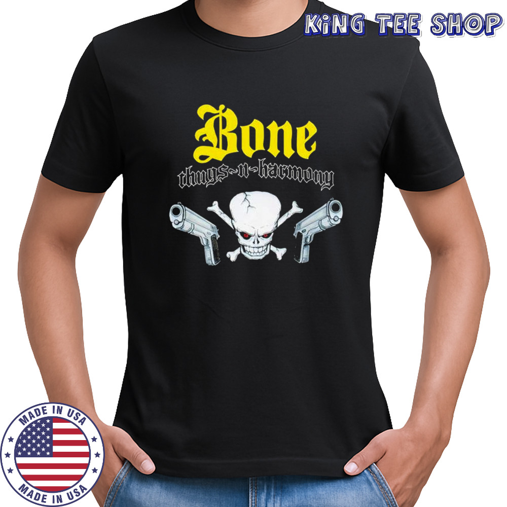 Bone Thugs-N-Harmony Skull N Guns T-shirt