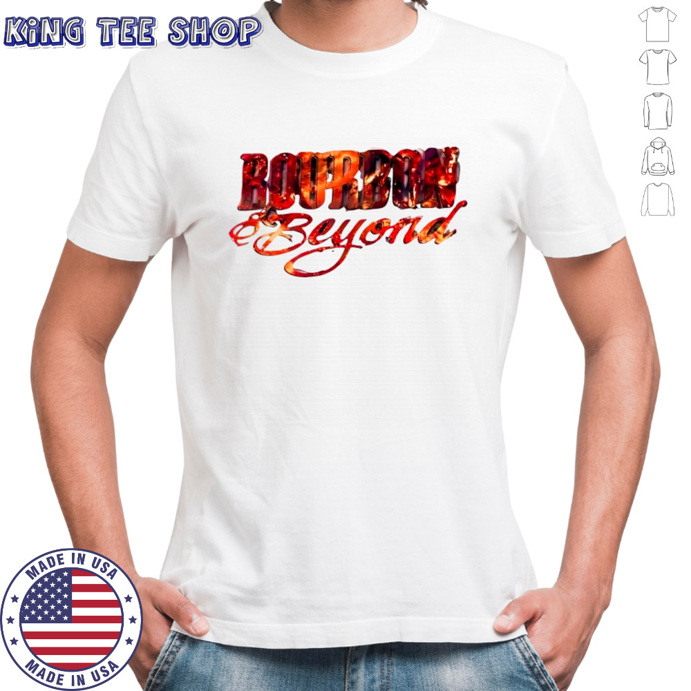 Bourbon & Beyond logo text 2025 shirt