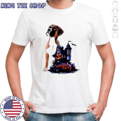 Boxer Dog Happy Halloween Party shirt