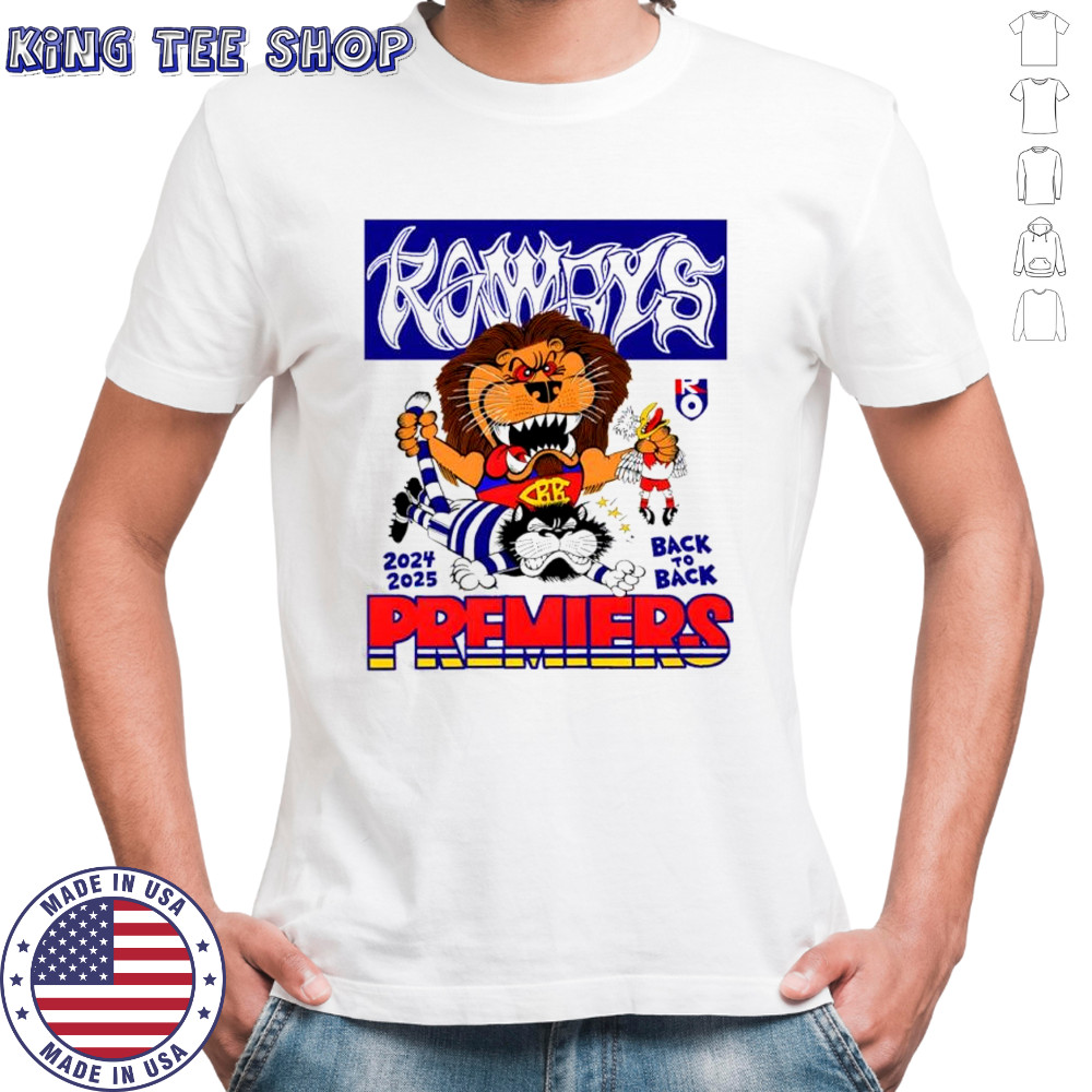 Brisbane Lions AFL Grand Finals poster 2025 back to back premiers shirt