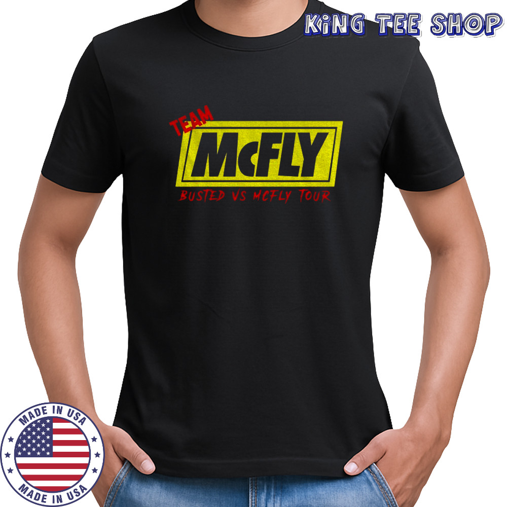 Busted vs McFly Team McFLY Tour 2025 shirt