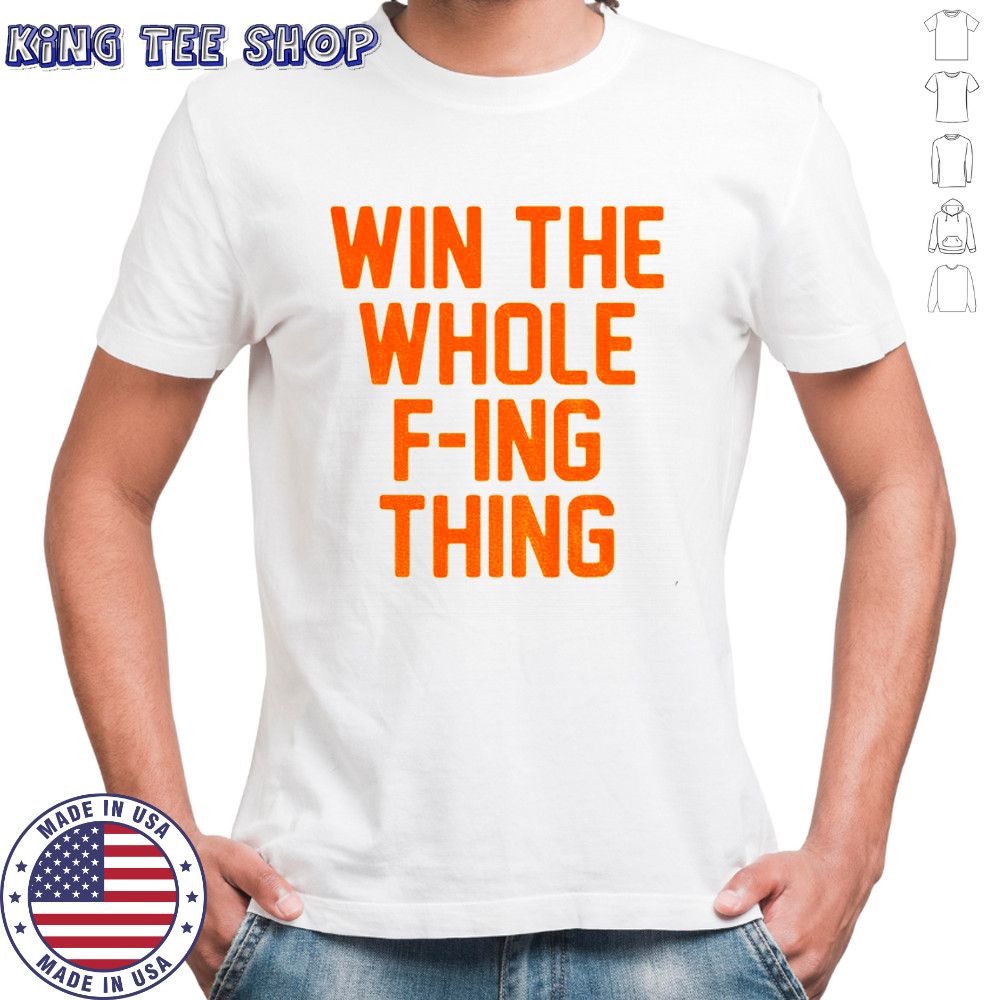 Cal Raleigh Seattle Mariners win the whole fucking thing MLB shirt