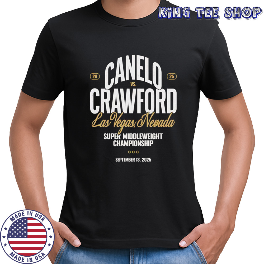 Canelo vs Crawford Super Middleweight Championship shirt