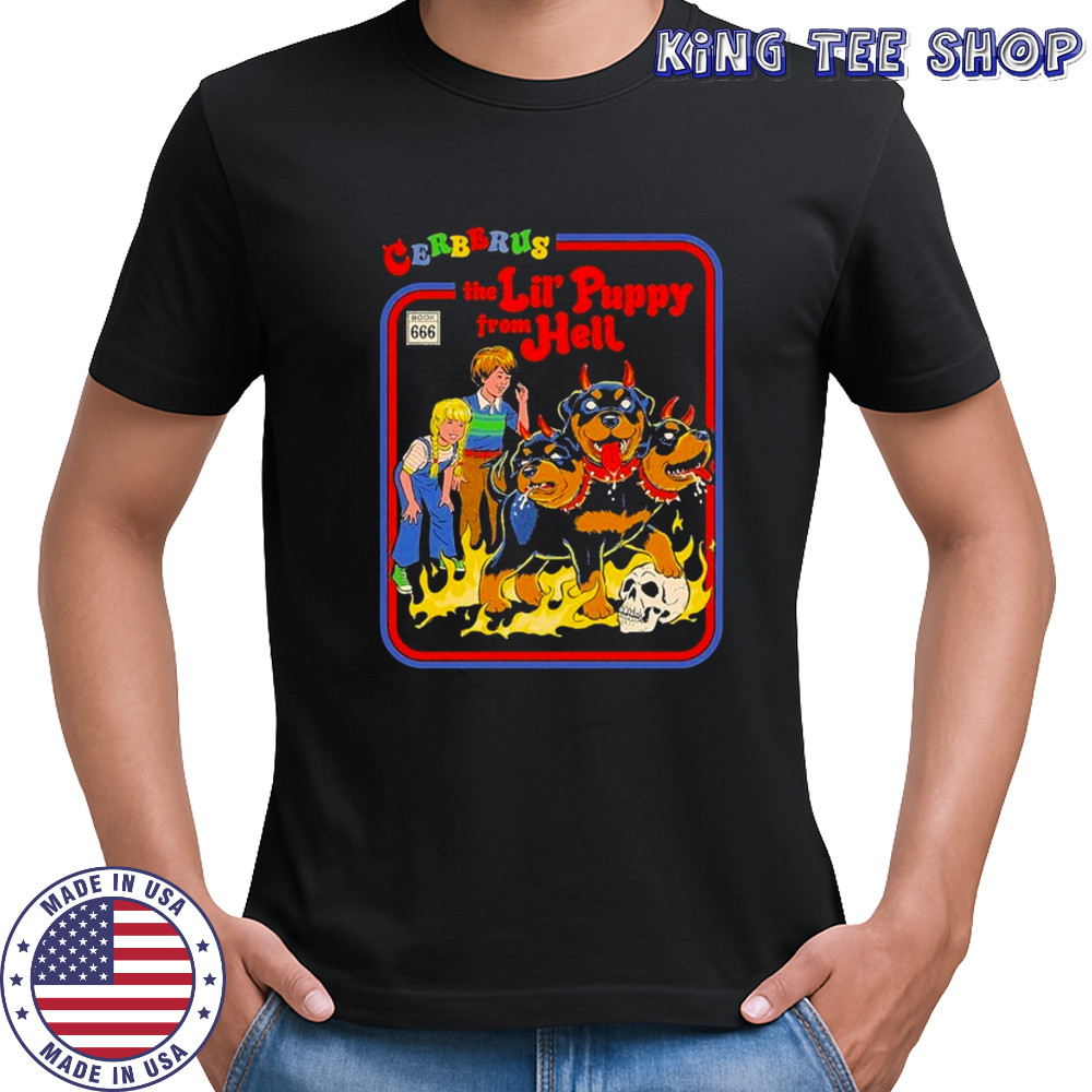 Cerberus The Lil’ Puppy From Hell Book 666 T-shirt