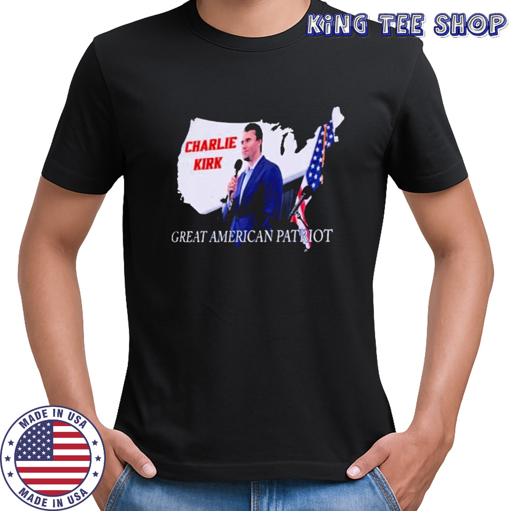 Charlie Kirk Great American Patriot T-Shirt