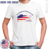 Charlie Kirk stand against violence for all American flag shirt
