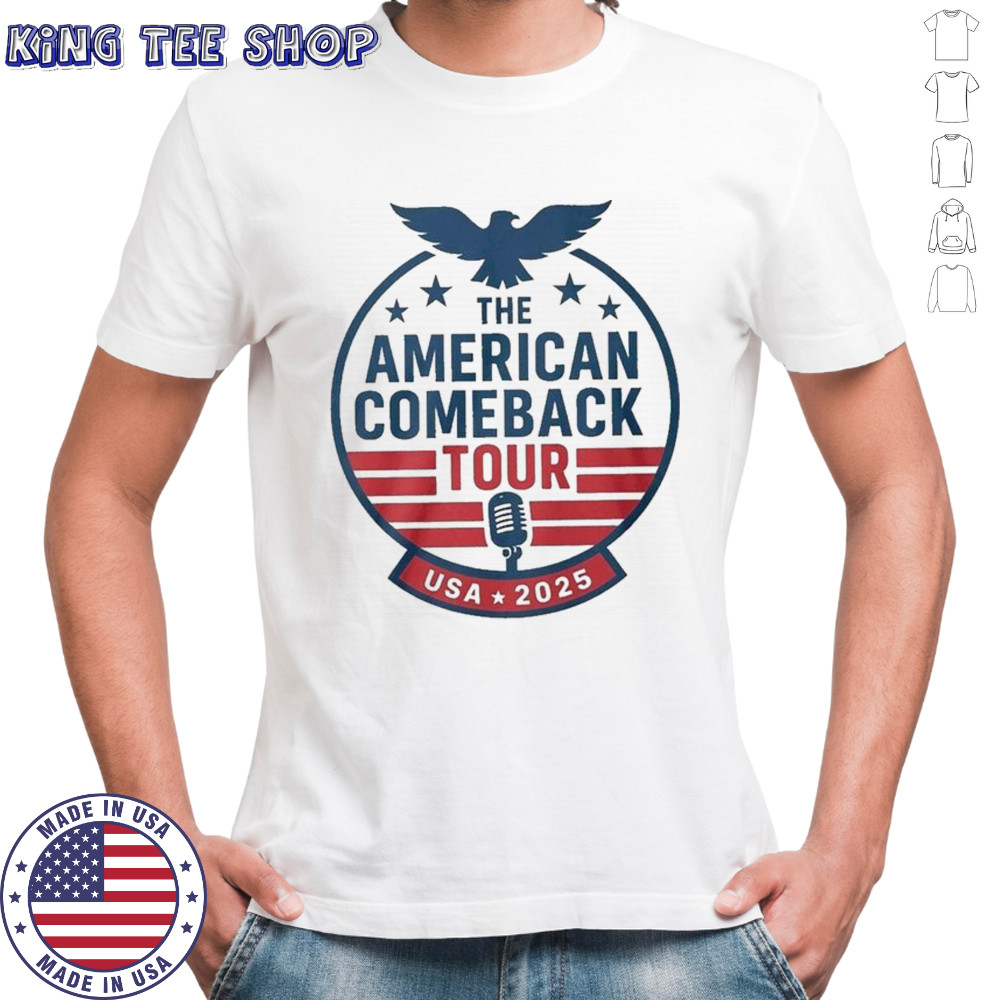 Charlie Kirk The American Comeback Tour USA 2025 T-Shirt