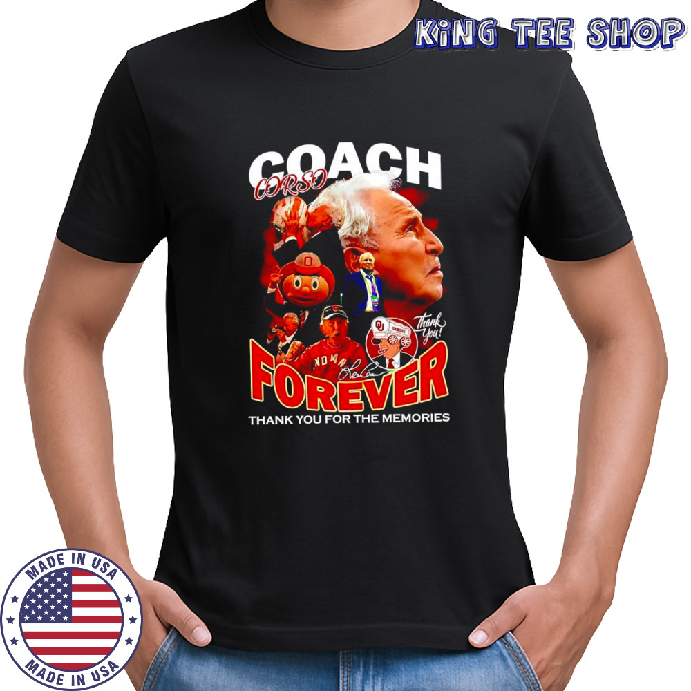 Coach Lee Corso forever signature thank you for the memories shirt