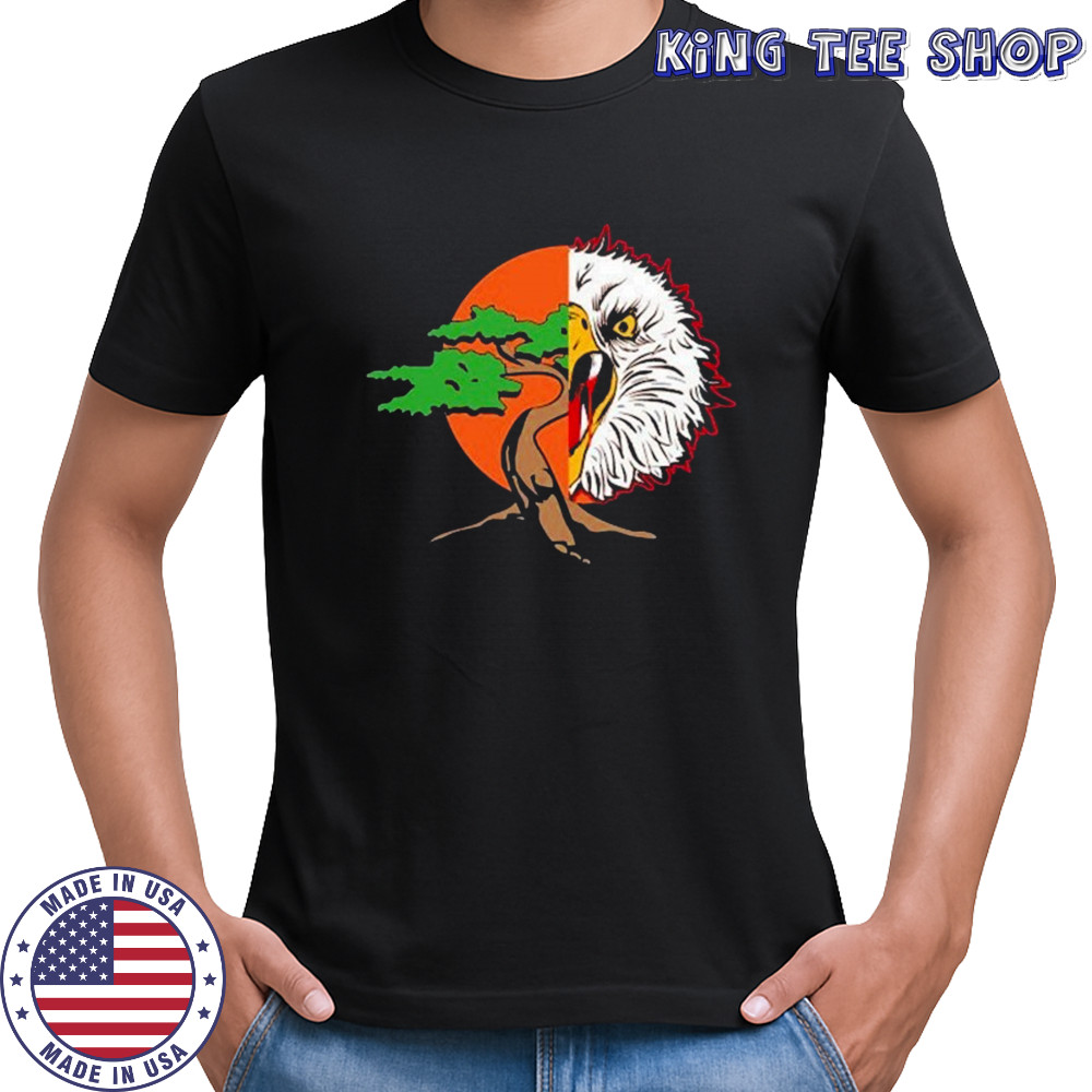 Cobra Kai Eagle Fang Miyagi Do Split Logo T-shirt