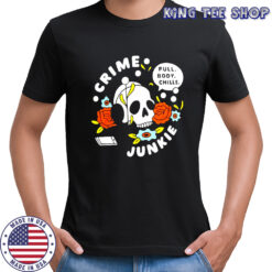 Crime Junkie Full Body Chills Headphones Skull T-Shirt
