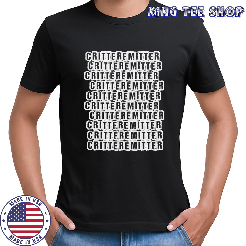 Crittere mitter logos shirt