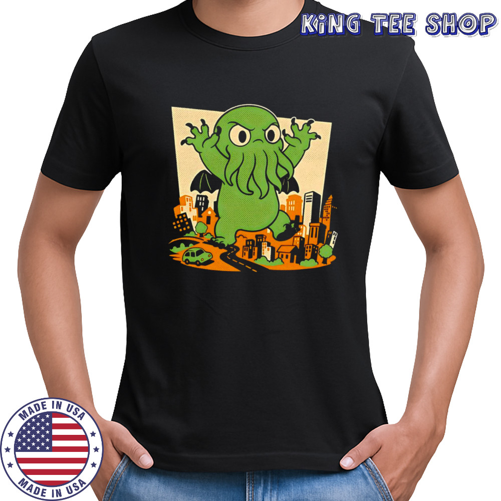 Cthulhu City Destruction shirt