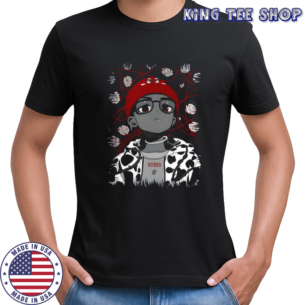 D4vd Withered Kawaii Roses anime shirt