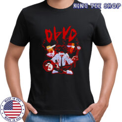 D4vda blindfold rose anime retro shirt