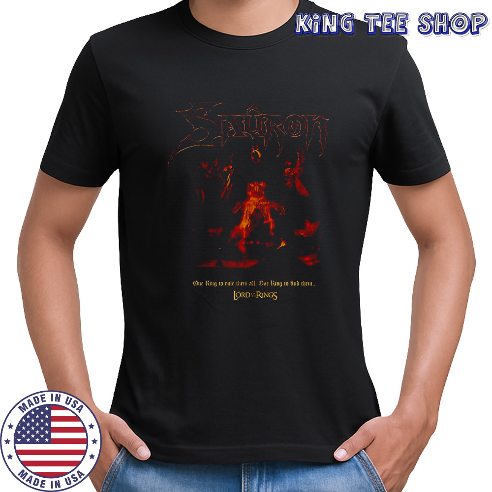 Dark Lord Sauron Lord of the Rings villain One Ring to rule them all shirt
