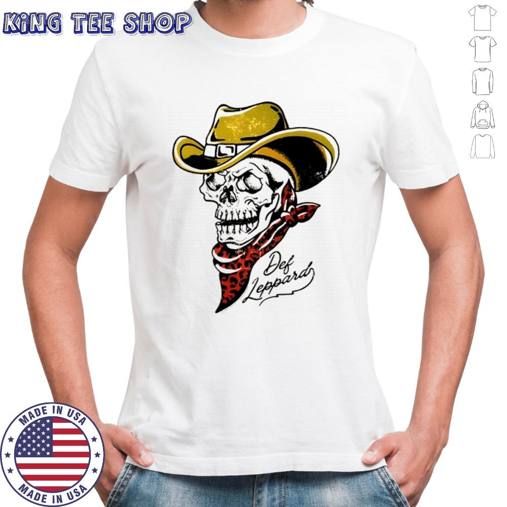 Def Leppard cowboy skeleton basic shirt