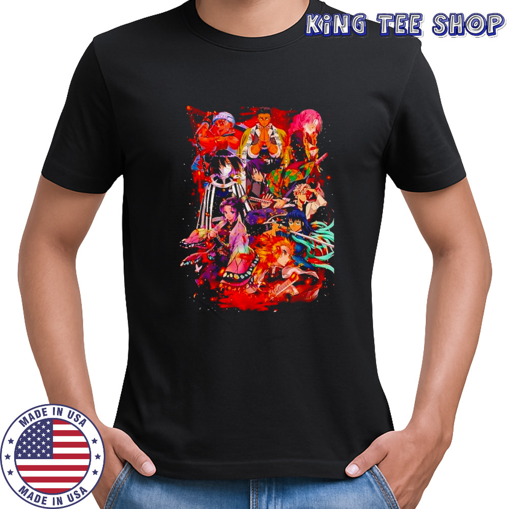 Demon Slayer Infinity Castle 2025 characters shirt