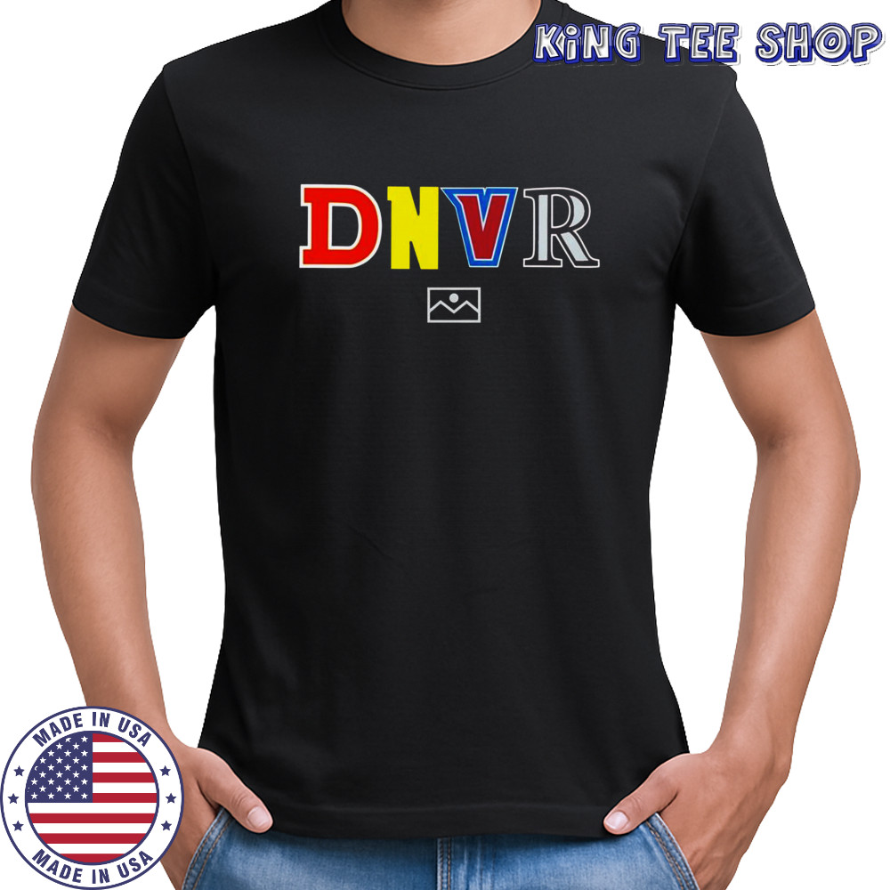 Denver Broncos DNVR Letters T-Shirt