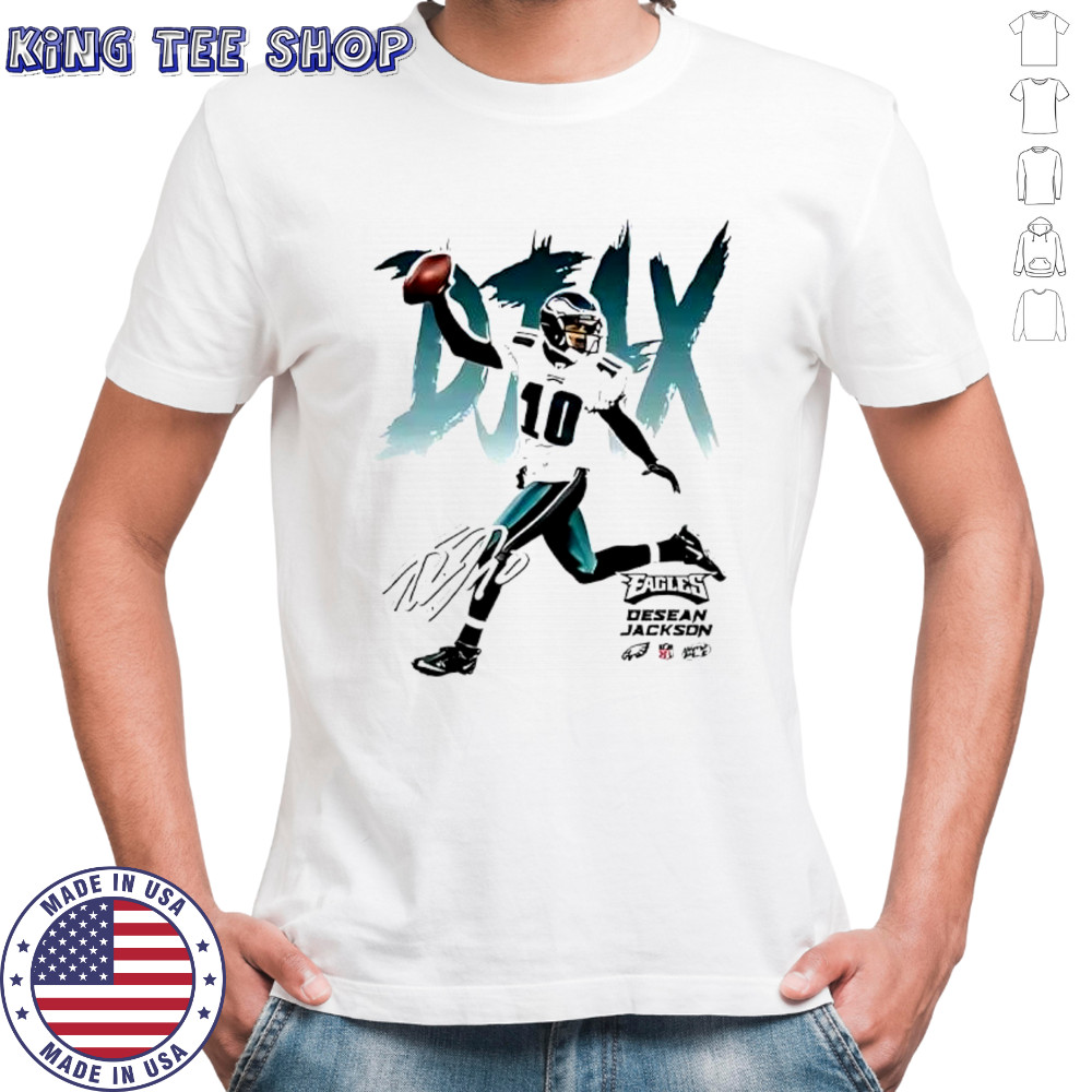 DeSean Jackson Philadelphia Eagles number 10 signature shirt