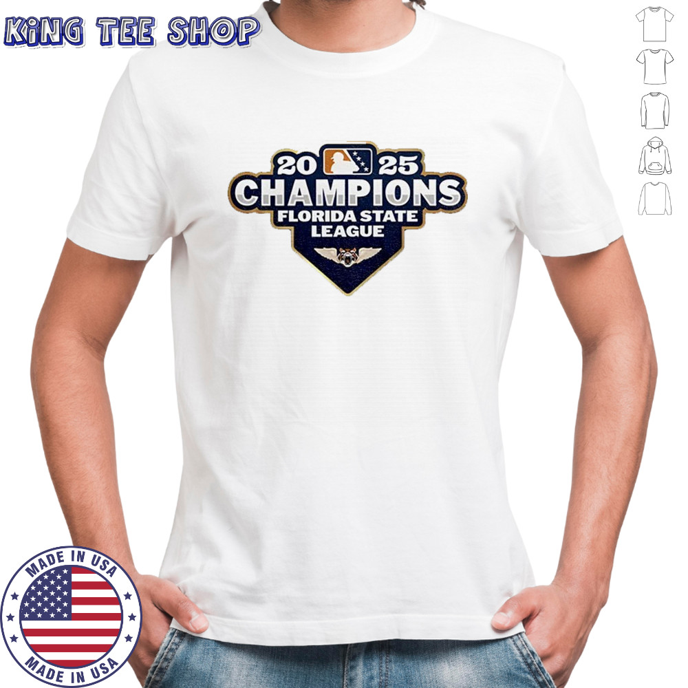 Detroit Tigers 2025 Champions Florida State League Lakeland Flying shirt