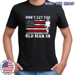 Don’t let the old man in vintage American flag shirt