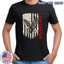 Eagle I am Charlie America flag shirt