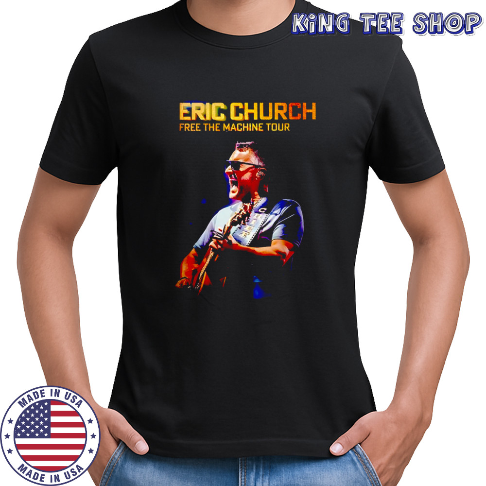 Eric Church Free The Machine Tour 2025 2026 North America Schedule shirt