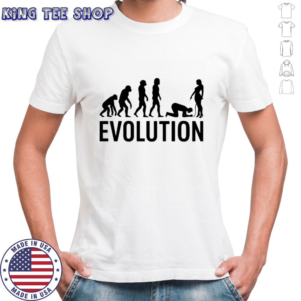 Evolution funny graphic shirt