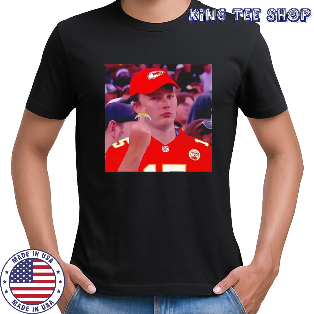 Fan KC Chiefs fuck LA Chargers meme shirt