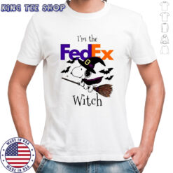 FedEx X Snoopy I’m the witch Halloween shirt
