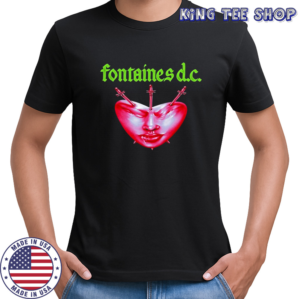 Fontaines DC Favourite Heart Summer 2025 Tour Sword T-Shirt