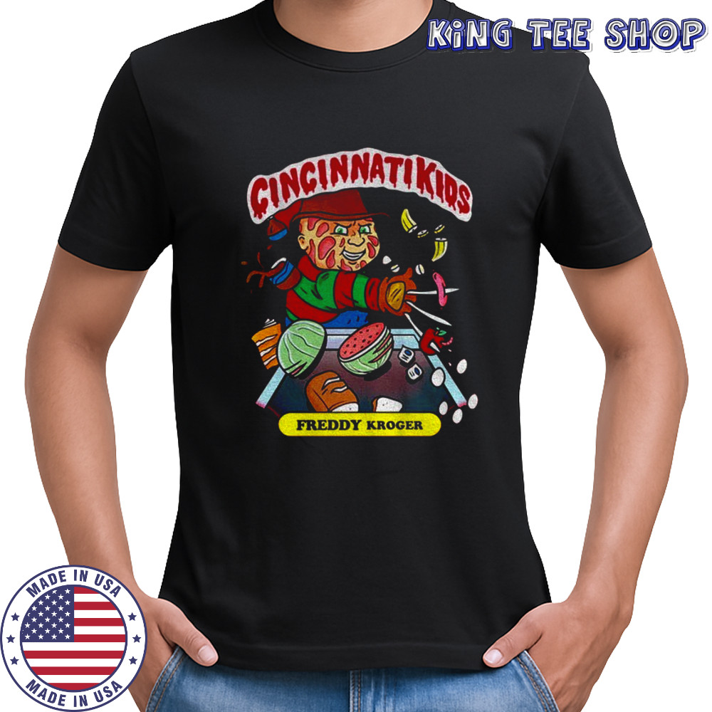 Freddy Krueger x Kroger Cincinnati Kids Freddy Kroger Halloween shirt